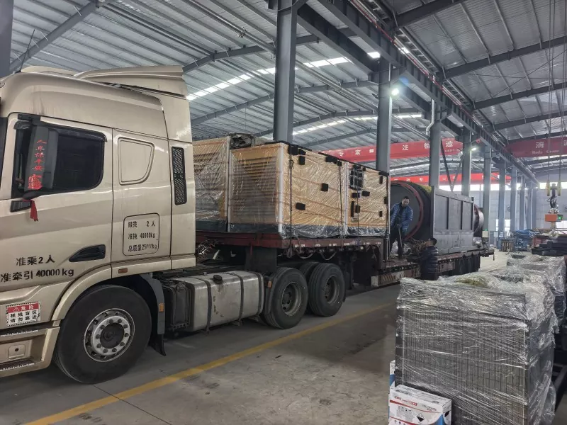 જિંકી માઇનિંગ મશીનરી રશિયાને ડ્રમને અલગ અને સહાયક સાધનોની બેચ મોકલે છે